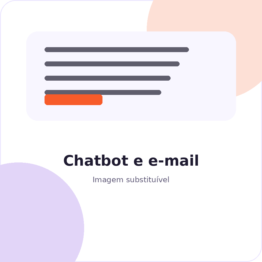 Imagem ilustrativa, Chatbots, hospedagem e e-mail profissional